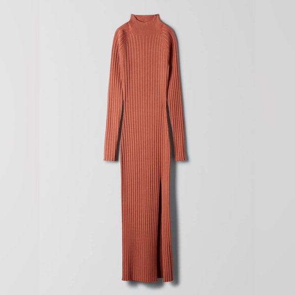 Aritzia Alchemy Dress Sweater Slit Large - Picture 7 of 7